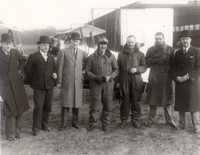 Framed Print : Avro From left: Roy Dobson, Sir John Higgins Framed Print : Avro From left: Roy Dobson, Sir John Higgins