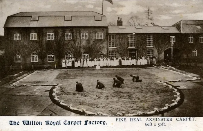 Framed Print : Axminster Carpet Factory, Wilton, Wiltshire Framed Print : Axminster Carpet Factory, Wilton, Wiltshire