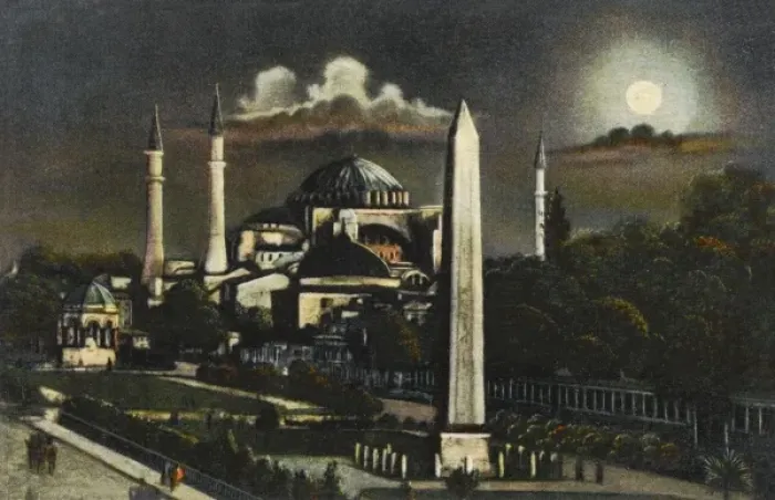 Framed Print : Aya Sofya in Moonlight - Constantinople Framed Print : Aya Sofya in Moonlight - Constantinople