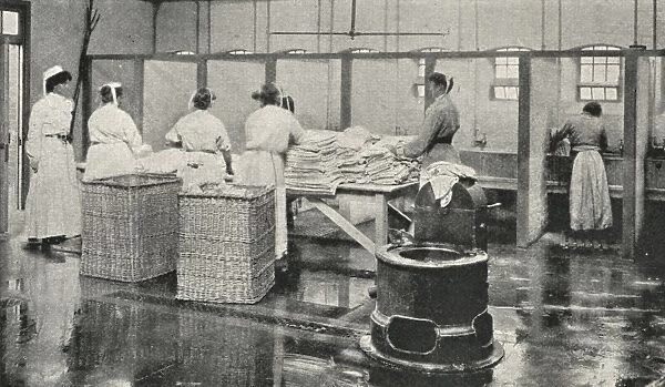 Aylesbury Inebriate Reformatory - Inmates at Work in Wash-ho