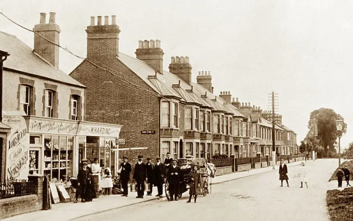 Framed Print : Aylesbury Stoke Road early 1900s Framed Print : Aylesbury Stoke Road early 1900s