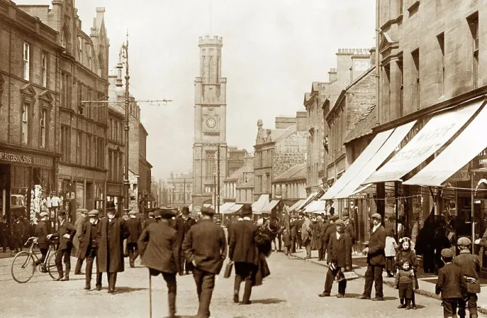 Framed Print : Ayr High Street early 1900s Framed Print : Ayr High Street early 1900s