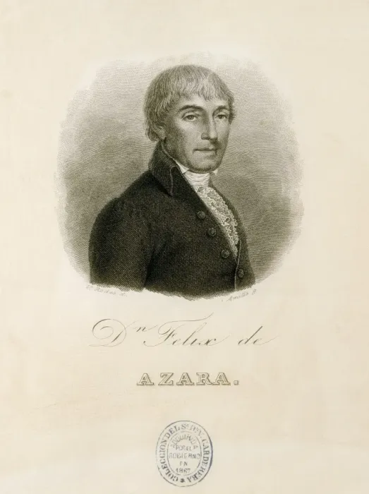 Framed Print : AZARA, F鬩x de (1746-1821). Spanish explorer, naturalist Framed Print : AZARA, F鬩x de (1746-1821). Spanish explorer, naturalist