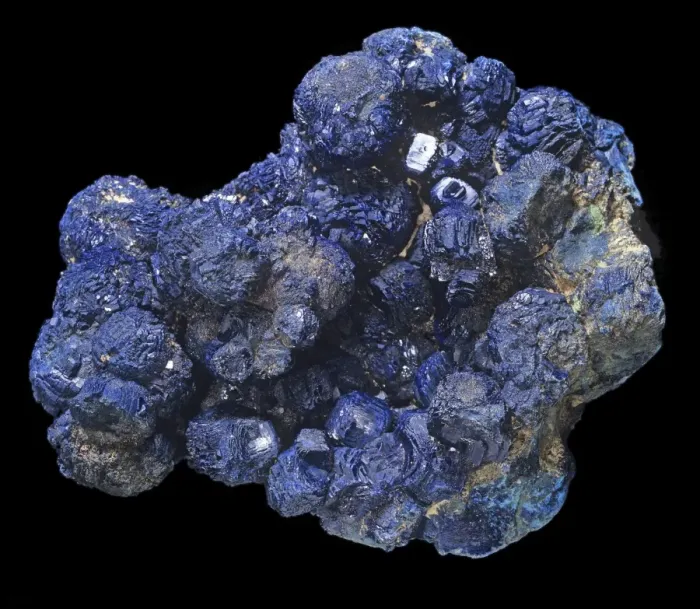 Framed Print : Azurite. A specimen of the mineral azurite (copper carbonate hydroxide) Framed Print : Azurite. A specimen of the mineral azurite (copper carbonate hydroxide)