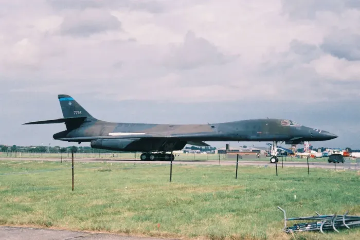 Framed Print : B-1B at Fairford