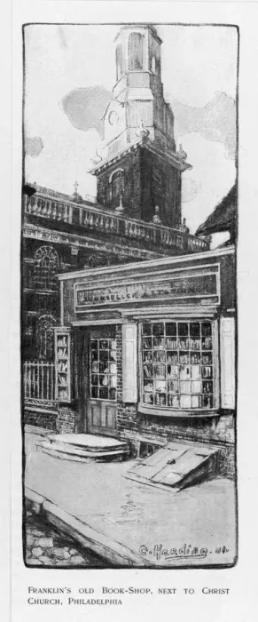 Framed Print : B Franklin / Bookshop Framed Print : B Franklin / Bookshop
