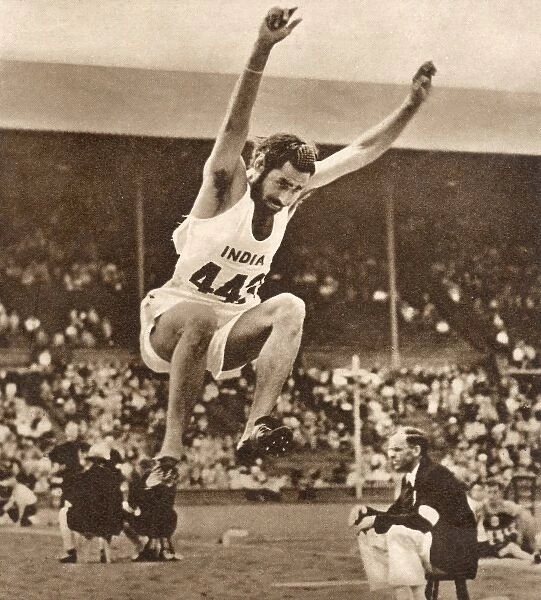 B. Singh, long jump, 1948 London Olympics