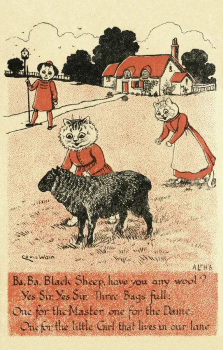 Framed Print : Ba Ba Black Sheep Framed Print : Ba Ba Black Sheep