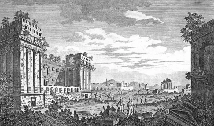 Framed Print : Baalbek / Bankes Framed Print : Baalbek / Bankes