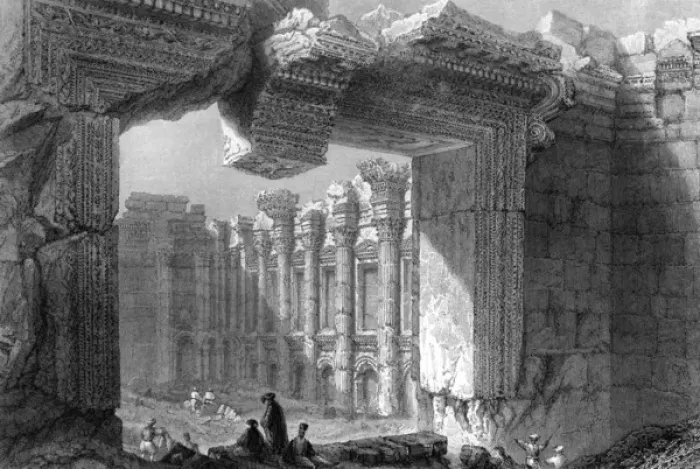 Framed Print : Baalbek / Bartlett Framed Print : Baalbek / Bartlett