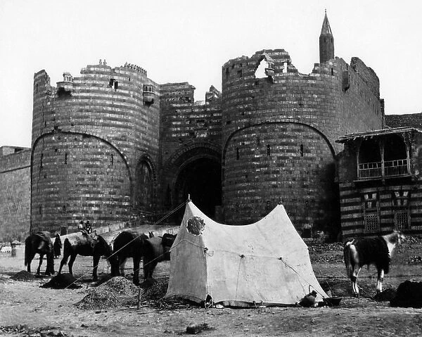 Bab Al Azab citadel gates, Cairo, Egypt