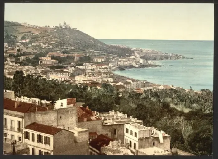 Framed Print : Babel-Oued from Casbah, Algiers, Algeria Framed Print : Babel-Oued from Casbah, Algiers, Algeria