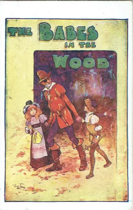 Framed Print : The Babes in the Wood, Harold Reading production Framed Print : The Babes in the Wood, Harold Reading production