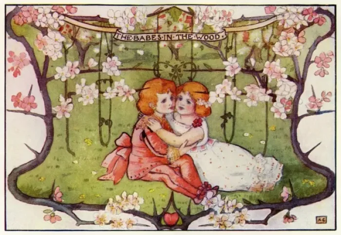 Framed Print : The Babes in the Wood by Katharine Cameron Framed Print : The Babes in the Wood by Katharine Cameron