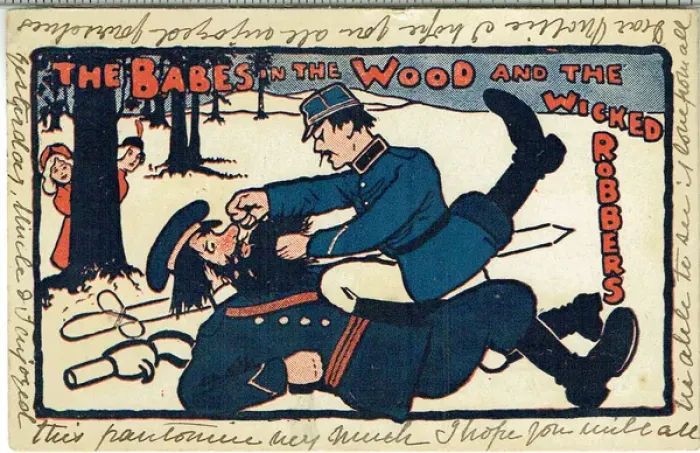 Framed Print : The Babes in the Wood and the Wicked Robbers, London Framed Print : The Babes in the Wood and the Wicked Robbers, London