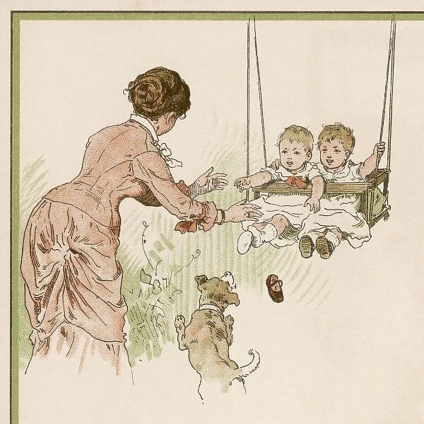 Babies Swinging 1893