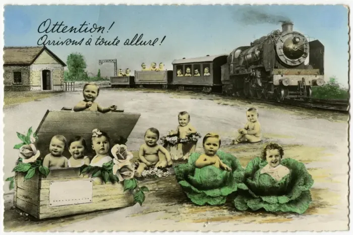 Framed Print : Babies by Train-Load Framed Print : Babies by Train-Load