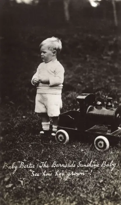 Framed Print : Baby Bertie, The Barnardo Sunshine Baby Framed Print : Baby Bertie, The Barnardo Sunshine Baby