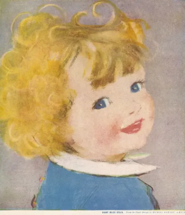 Framed Print : Baby Blue Eyes by Muriel Dawson Framed Print : Baby Blue Eyes by Muriel Dawson