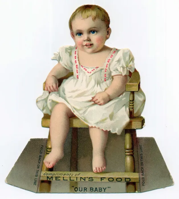 Framed Print : Baby in Highchair Framed Print : Baby in Highchair
