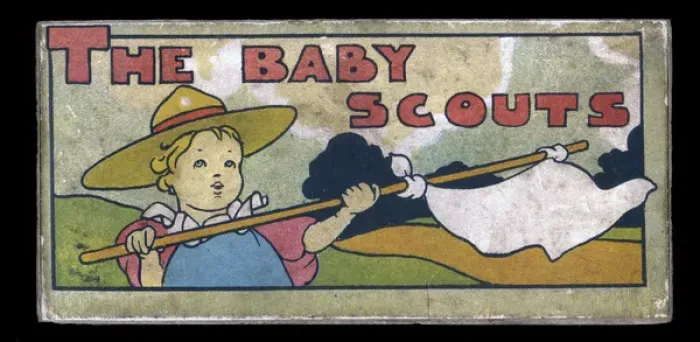 Framed Print : Baby Scouts -- cover design Framed Print : Baby Scouts -- cover design