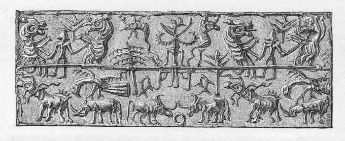 Framed Print : Babylonian Demons / 1 Framed Print : Babylonian Demons / 1