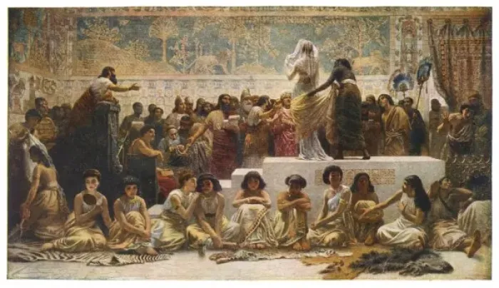 Framed Print : Babylonian Marriage Framed Print : Babylonian Marriage