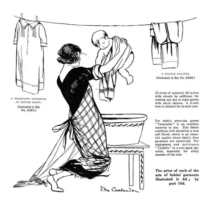 Framed Print : BABYS BATHTIME 1922 Framed Print : BABYS BATHTIME 1922