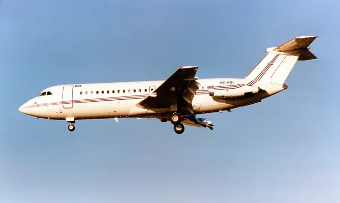 Framed Print : BAC 1-11-414EG HZ-AB1 Framed Print : BAC 1-11-414EG HZ-AB1
