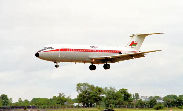 Framed Print : BAC 1-11-485GD 551 Framed Print : BAC 1-11-485GD 551