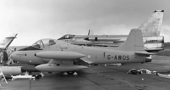 Framed Print : BAC 167 Strikemaster G-AWOS Framed Print : BAC 167 Strikemaster G-AWOS
