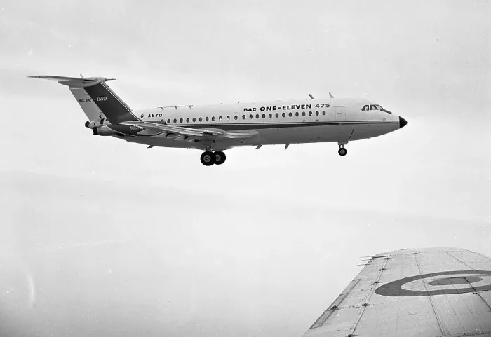 Framed Print : BAC One-Eleven 475AM G-ASYD Framed Print : BAC One-Eleven 475AM G-ASYD