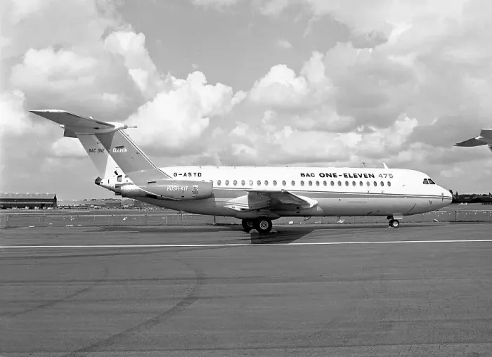 Framed Print : BAC One-Eleven 475AM G-ASYD Framed Print : BAC One-Eleven 475AM G-ASYD
