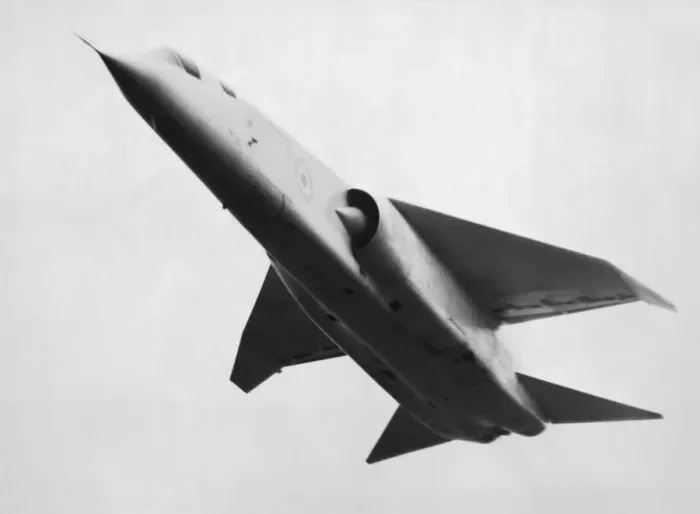 Framed Print : BAC TSR-2. Bac TSR-2 Supersonic Jet-Bomber Aircraft During the First of Framed Print : BAC TSR-2. Bac TSR-2 Supersonic Jet-Bomber Aircraft During the First of