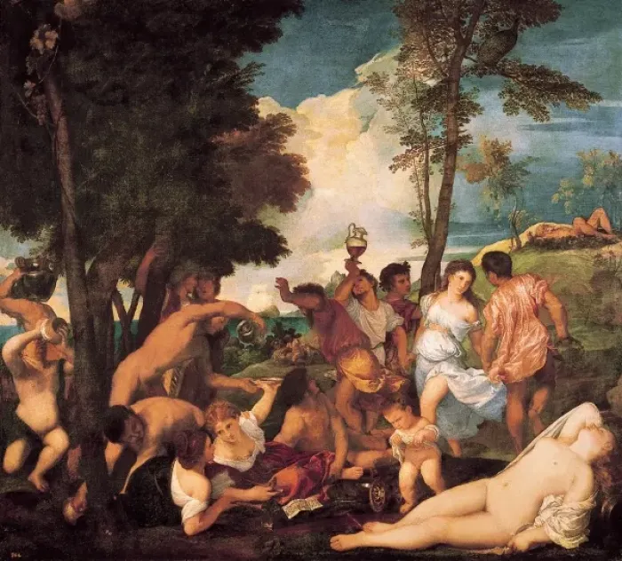 Framed Print : Bacchanal of the Andrians Framed Print : Bacchanal of the Andrians