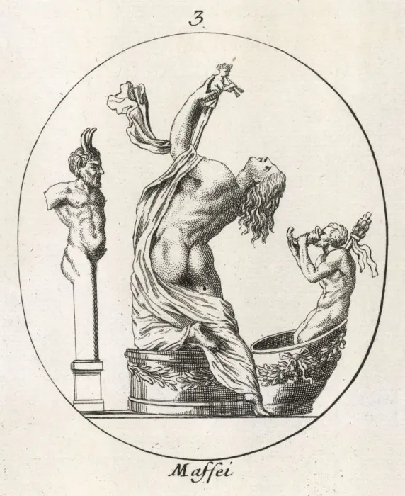 Framed Print : BACCHANTE IN ECSTASY - 2 Framed Print : BACCHANTE IN ECSTASY - 2