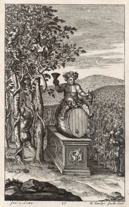 Framed Print : BACCHUS  /  VINES  /  VIRGIL