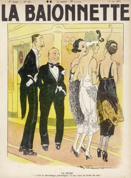 Framed Print : Backless Dresses 1919 Framed Print : Backless Dresses 1919