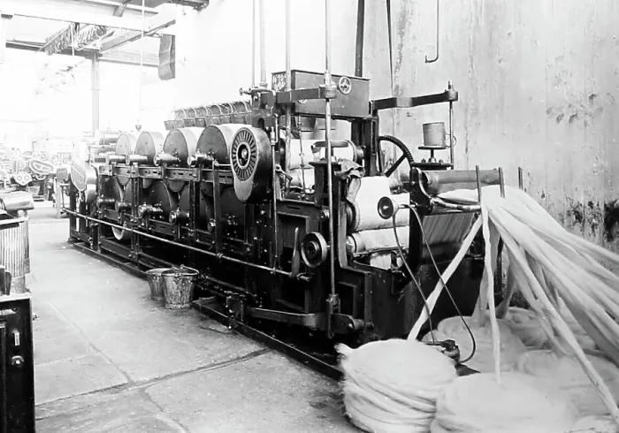 Framed Print : A backwashing machine in a woollen mill in Bradford Framed Print : A backwashing machine in a woollen mill in Bradford
