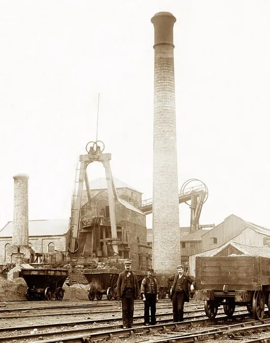 Framed Print : Backworth Colliery early 1900s Framed Print : Backworth Colliery early 1900s