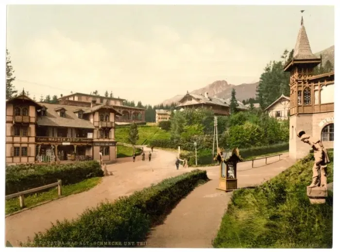 Framed Print : Bad Alt-Schmecks, lower part, Tatra, Austro-Hungary Framed Print : Bad Alt-Schmecks, lower part, Tatra, Austro-Hungary