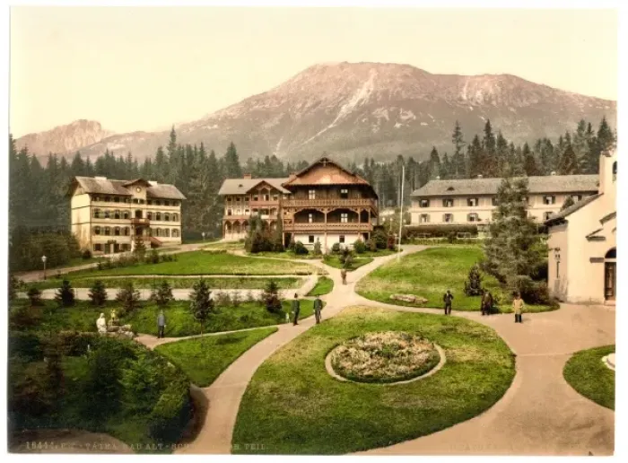Framed Print : Bad Alt-Schmecks, upper part, Tatra, Austro-Hungary Framed Print : Bad Alt-Schmecks, upper part, Tatra, Austro-Hungary