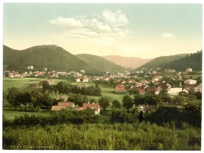 Framed Print : Bad Harzburg, general view, Hartz, Germany Framed Print : Bad Harzburg, general view, Hartz, Germany