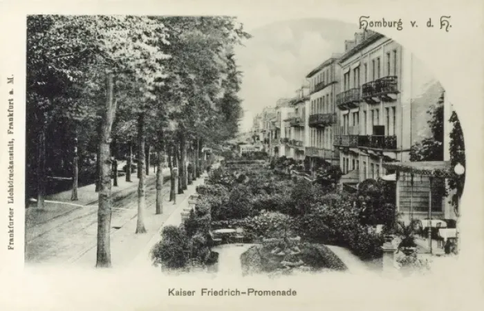 Framed Print : Bad Homburg, Germany - Kaiser-Friedrich-Promenade Framed Print : Bad Homburg, Germany - Kaiser-Friedrich-Promenade