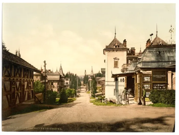Framed Print : Bad Neu-Schmecks, Tatra, Austro-Hungary Framed Print : Bad Neu-Schmecks, Tatra, Austro-Hungary