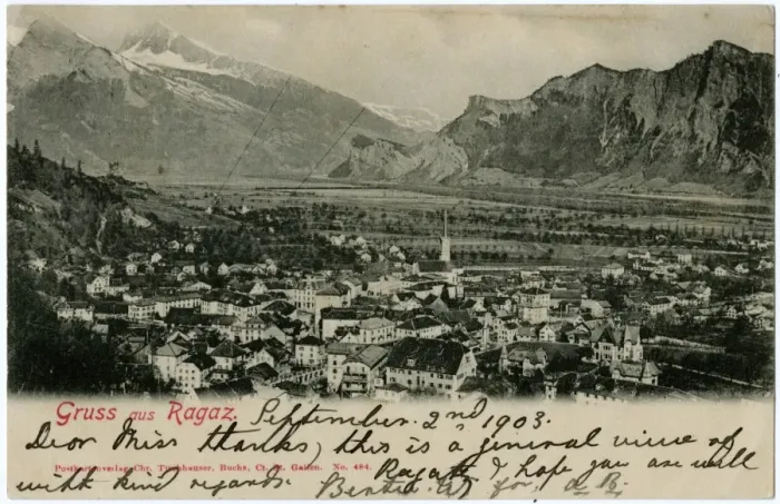 Framed Print : Bad Ragaz, canton of St. Gallen in Switzerland Framed Print : Bad Ragaz, canton of St. Gallen in Switzerland