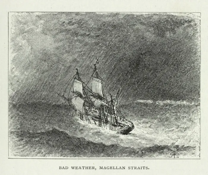 Framed Print : Bad weather, Magellan Straits Framed Print : Bad weather, Magellan Straits