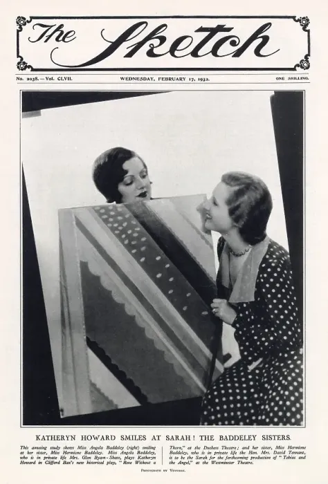 Framed Print : The Baddeley sisters were both actresses, Angela (right) was married to Mr Glen Byam-Shaw and Hermione was married to Mr David Tennat. Madame Yevonde was a prolific and ground-breaking society portrait Framed Print : The Baddeley sisters were both actresses, Angela (right) was married to Mr Glen Byam-Shaw and Hermione was married to Mr David Tennat. Madame Yevonde was a prolific and ground-breaking society portrait
