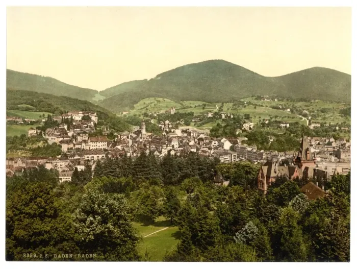 Framed Print : Baden-Baden, Baden, Germany