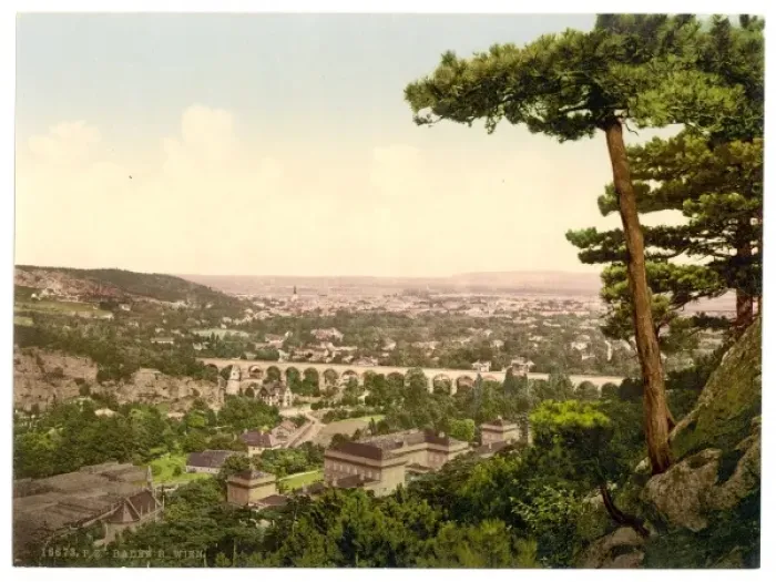 Framed Print : Baden-Baden, general view with castle, Baden, Germany Framed Print : Baden-Baden, general view with castle, Baden, Germany